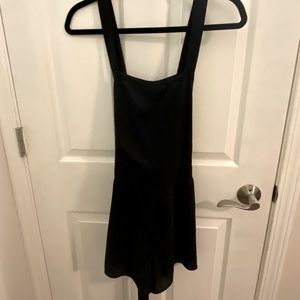 H&M black polyester romper